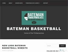 Tablet Screenshot of batemanbasketball.com